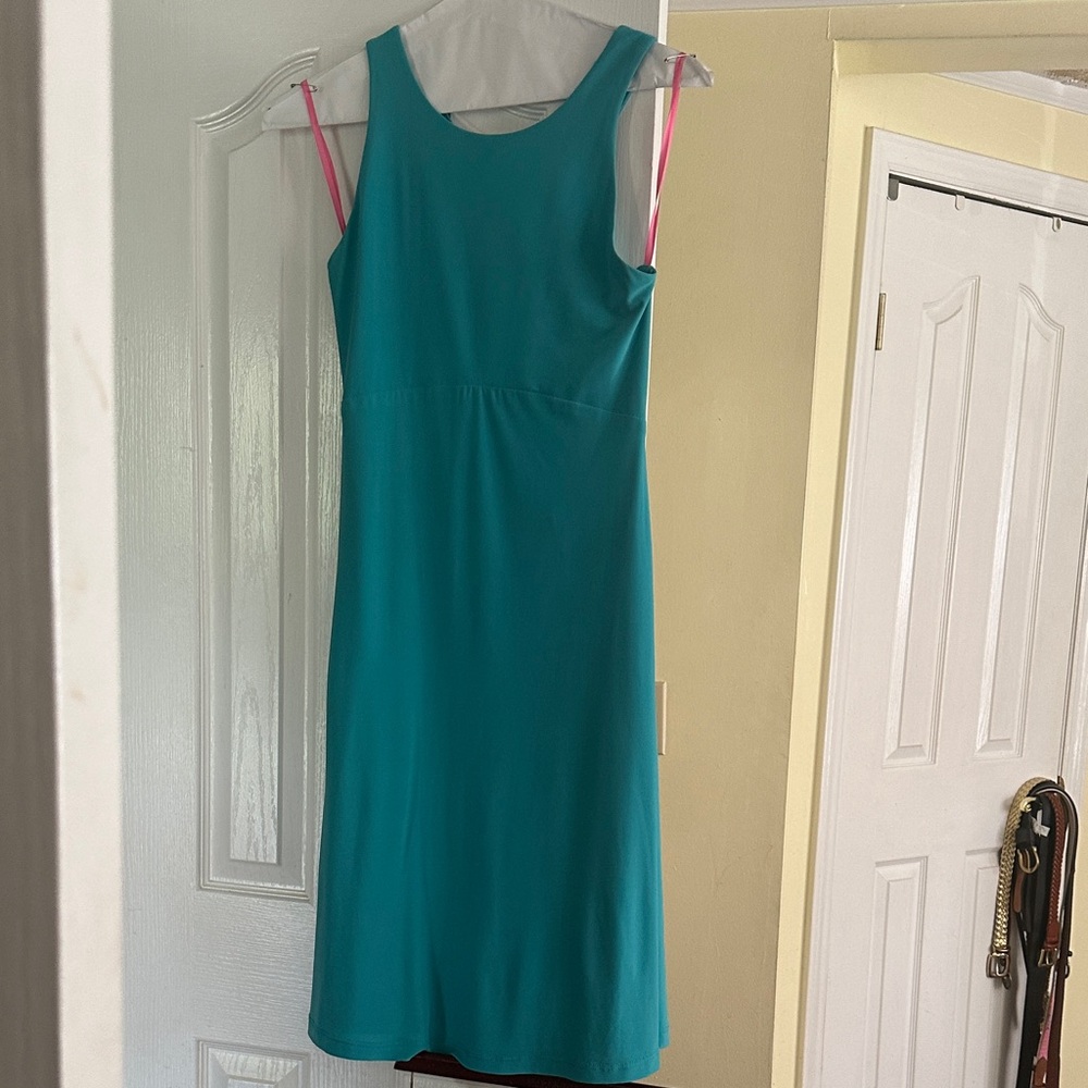 Isaac Mizrahi Teal Midi Dress